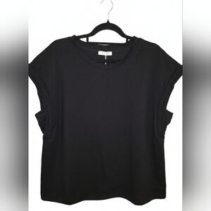 2 For $20 Poetsky Braided Detail Black Top – Size 2XL – NWT